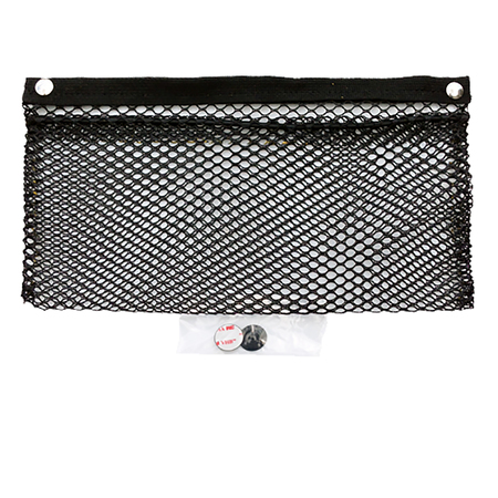 OBECO ObeCo OBPR-815-BLACKMSSD Mesh Pocket - 8" x 15", Black OBPR-815-BLACKMSSD